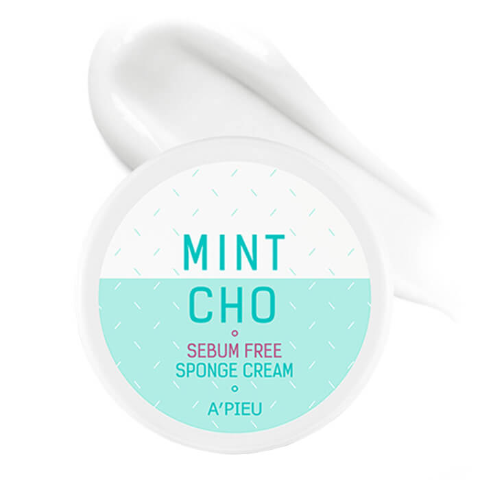 Крем для лица A'pieu точечный для жирной кожи Mintcho Sebum Free Sponge Cream 50 гр 