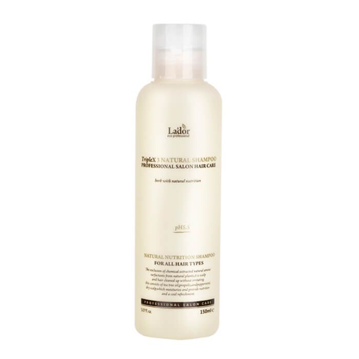 Безсульфатный органический шампунь с эфирными маслами Lador Triplex Natural Shampoo 150 мл