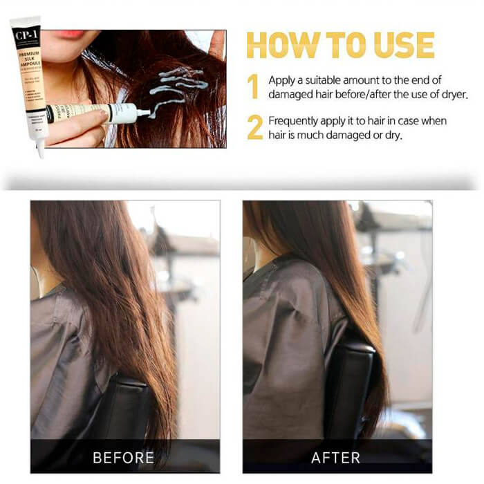 Сыворотка для волос Esthetic House CP-1 Premium Silk Ampoule 20 мл - фото3