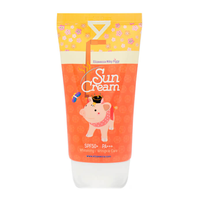 Солнцезащитный крем с осветляющим эффектом Elizavecca Milky Piggy Sun Cream 50мл - фото
