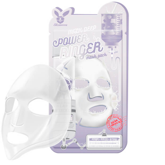 Тканевая маска для лица Elizavecca с Молоком MILK DEEP POWER Ringer mask pack - фото