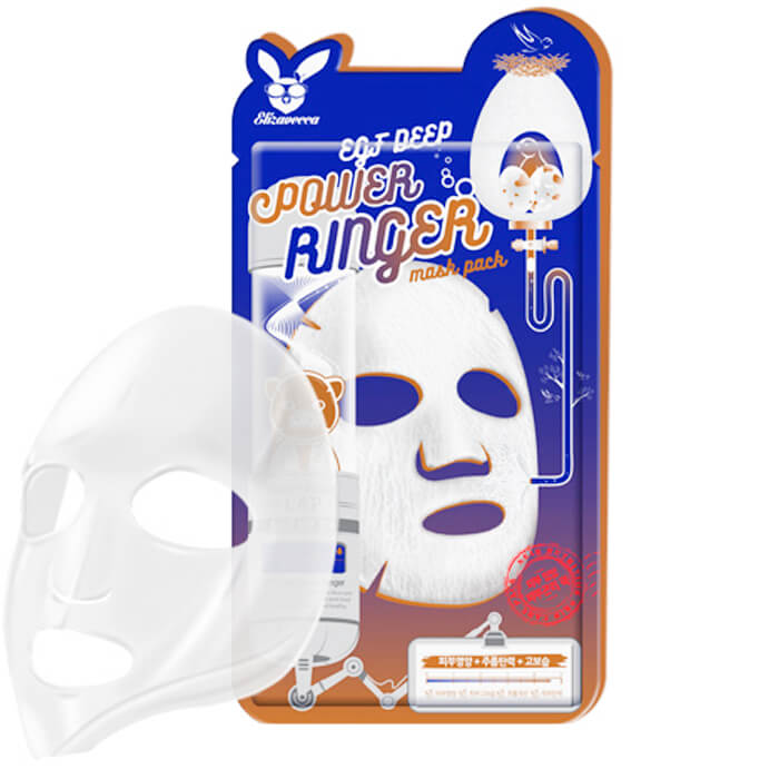 Тканевая маска для лица Elizavecca с Эпидермальным фактор EGF DEEP POWER Ringer mask pack - фото