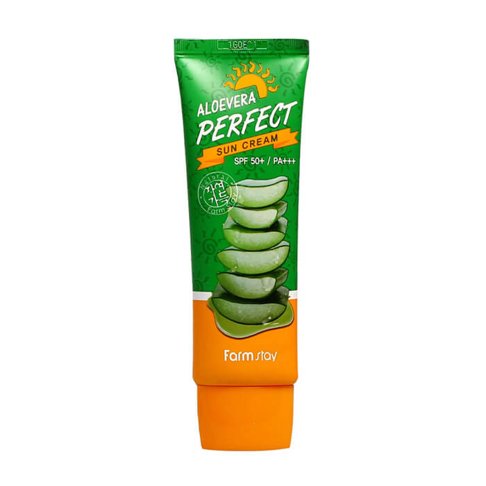 Солнцезащитный крем FarmStay Aloevera Perfect Sun Cream SPF 50+/PA+++ 70г