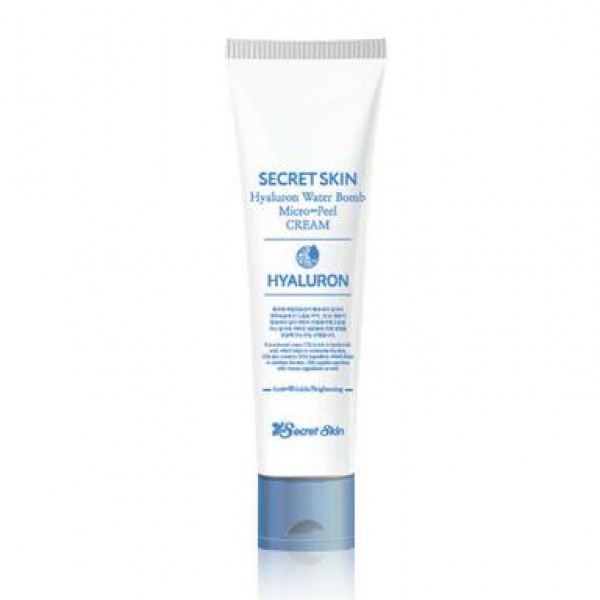 Увлажняющий крем с эффектом микро-пилинга SECRET SKIN Hyaluron Water Bomb Micro-Peel Cream 70 гр