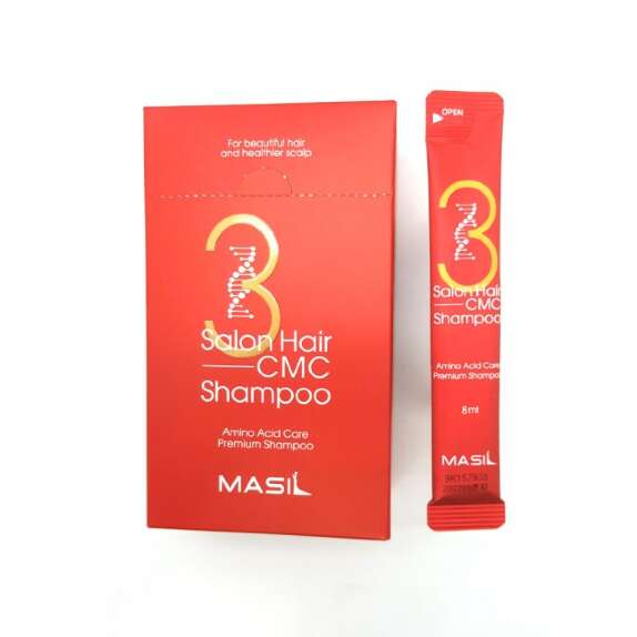 Шампунь Masil с аминокислотами 3 Salon Hair CMC Shampoo 8 мл - фото